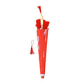 Red Color Floral Pattern Umbrella (32") - Sticky add to cart bar