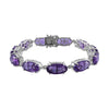 Amethyst in Oval