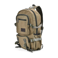 Navy Collection Army Green Multiple Pockets Backpack Bag (11.8"x4.7"x16.9") with Two Padded Shoulder Straps