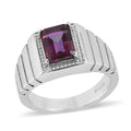 Lulaby Mystic Topaz Men's Ring in Stainless Steel (Size 10.0) 2.75 ctw - Sticky add to cart bar