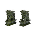 Set of 2 Handcrafted Serpentine Feng Shui Pixiu Figurine (3.7x1.7x4.7) - Sticky add to cart bar
