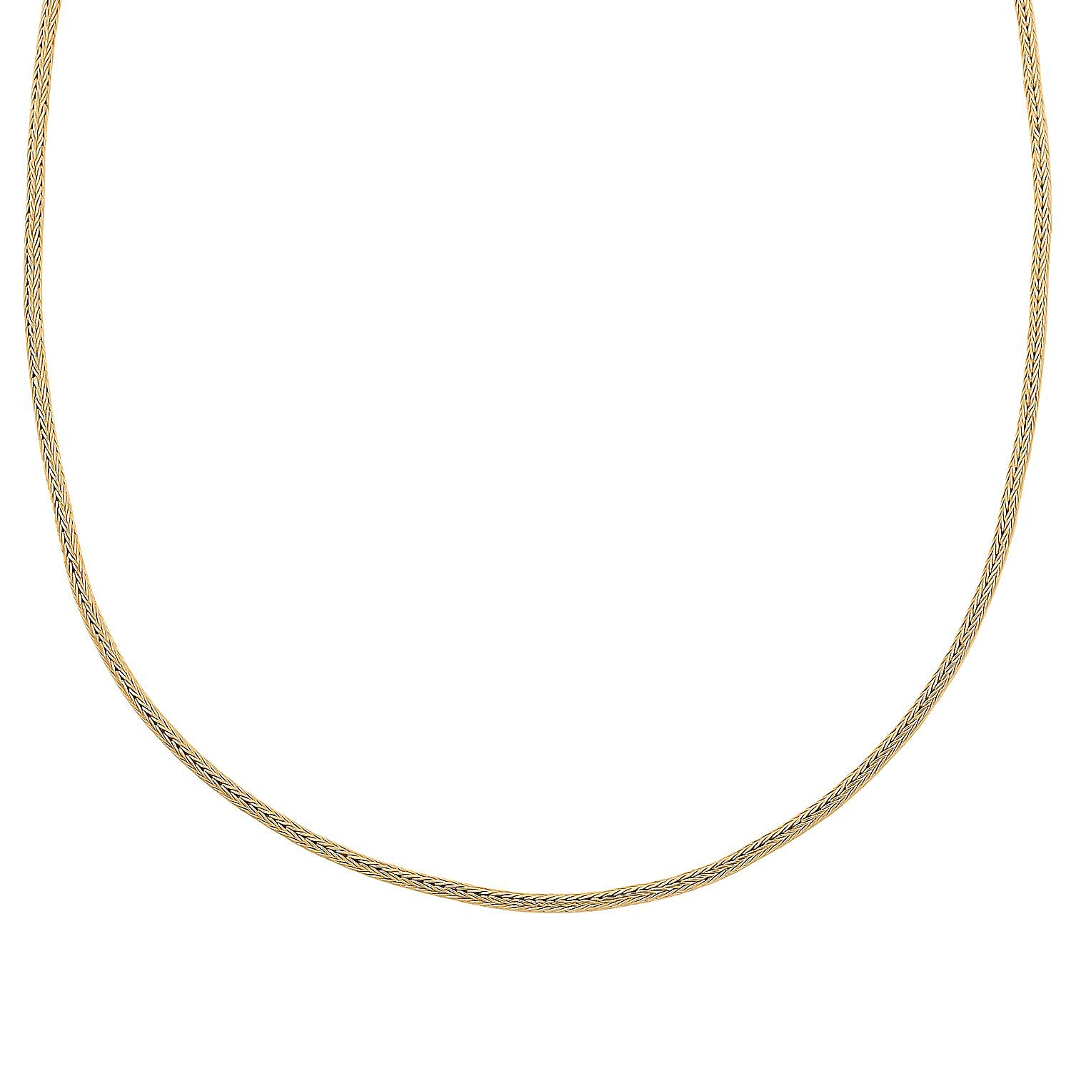 18K Yellow Gold Tulang Naga Necklace 18 Inches 15.85 Grams