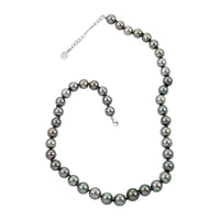 Rhapsody 950 Platinum Premium Tahitian Pearl Graduated 8-12mm Necklace 18-20 Inches
