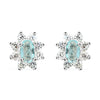 Simulated Sky Blue Diamond