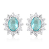 Simulated Sky Blue Diamond