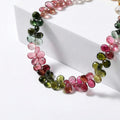 Certified & Appraised Iliana AAA Multi-Tourmaline 35.00 ctw Beaded Bracelet in 18K Yellow Gold (7.00-8.00In) - Sticky add to cart bar