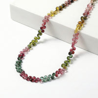 Certified & Appraised Iliana 18K Yellow Gold AAA Multi-Tourmaline Beaded Necklace (18 Inches) with 2 Inch Extender 60.00 ctw