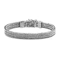 TLV Bali Legacy Sterling Silver Tulang Naga Bracelet (6.50 In) (27 g) - Sticky add to cart bar