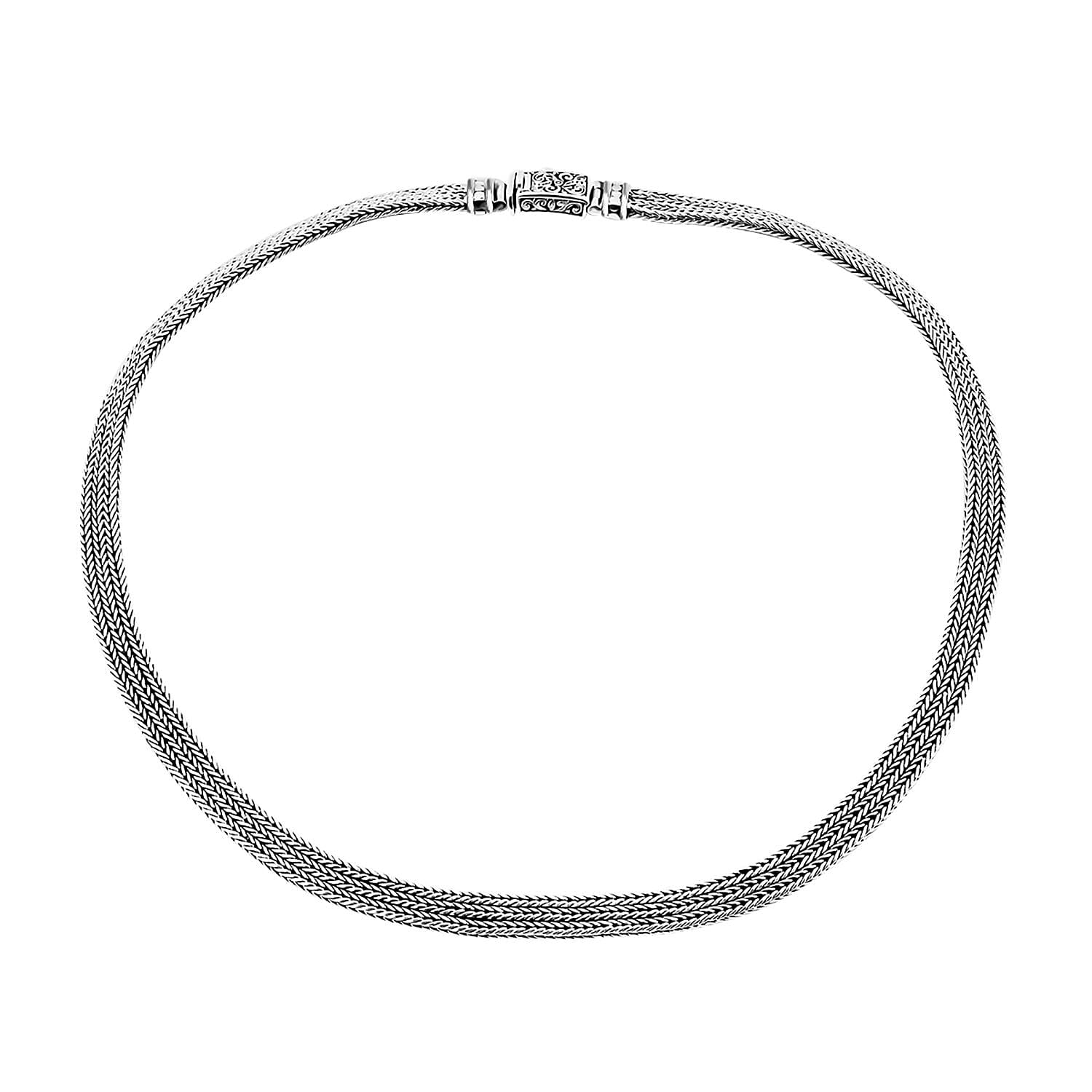 Bali Legacy Sterling Silver Tulang Naga Necklace (20 Inches) 68.75 Grams