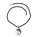 TLV Bali Legacy Polki Moissanite, Thai Black Spinel Beaded Dragon Necklace (20 Inches) in Sterling Silver 71.40 ctw - Sticky add to cart bar