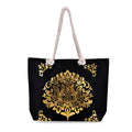 Metallic Glitter Gold Abstract Leaves Tote Bag (20.47"x15.35"x4.33") - Sticky add to cart bar
