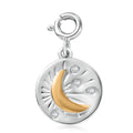 D'Joy Moissanite 0.06 ctw Charm in 14K Yellow Gold Over and Sterling Silver - Sticky add to cart bar