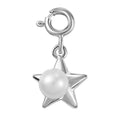 Freshwater Pearl Charm in Platinum Over Sterling Silver - Sticky add to cart bar