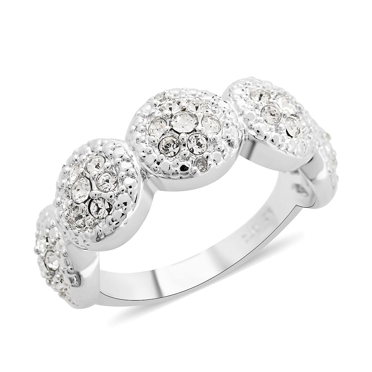 White Austrian Crystal Ring