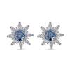 Blue Moissanite