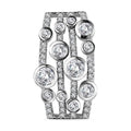Moissanite 1.60 ctw Pendant in Platinum Over Sterling Silver - Sticky add to cart bar