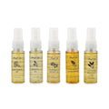 Set of 5 Oils- Travel Edition, 2 of The Muscle Pain Relief Oils, 1 Marula, 1 Argan and 1 Bakuchi Oil (30 ml Each) Spray Bottles - Sticky add to cart bar