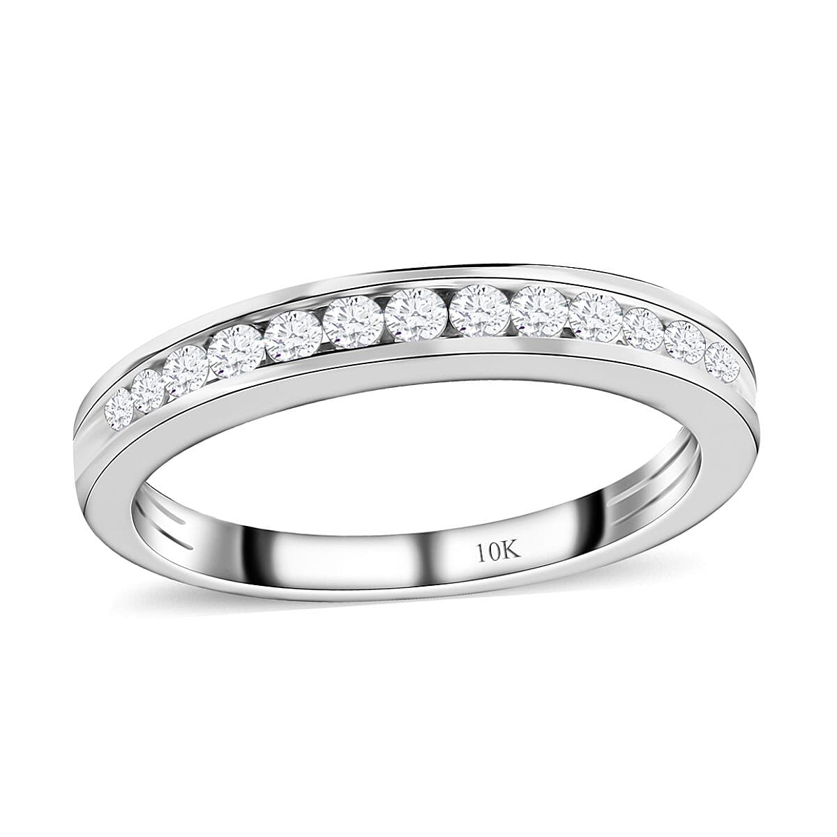 10K White Gold Diamond Ring (Size 7.0) 1.50 ctw