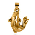 Electroform Fish Pendant in 24K Yellow Gold 2.45 Grams - Sticky add to cart bar