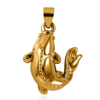 Electroform Fish Pendant in 24K Yellow Gold 2.45 Grams