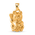 Electroform Cat Pendant without Chain in 24K Yellow Gold 2.70 Grams - Sticky add to cart bar