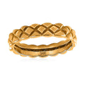 24K Yellow Gold Electroform Cross Ring (Size 10.0) (1.50 g) - Sticky add to cart bar