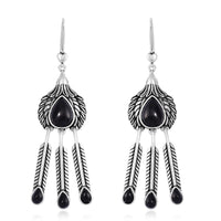 Shungite Eagle Earrings in ION Plated Copper 20.00 ctw
