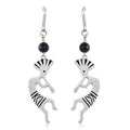 Shungite 5.00 ctw Kokopelli Earrings in ION Plated Copper - Sticky add to cart bar