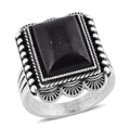 Shungite Solitaire Ring in Copper (Size 8.0) 20.00 ctw - Sticky add to cart bar