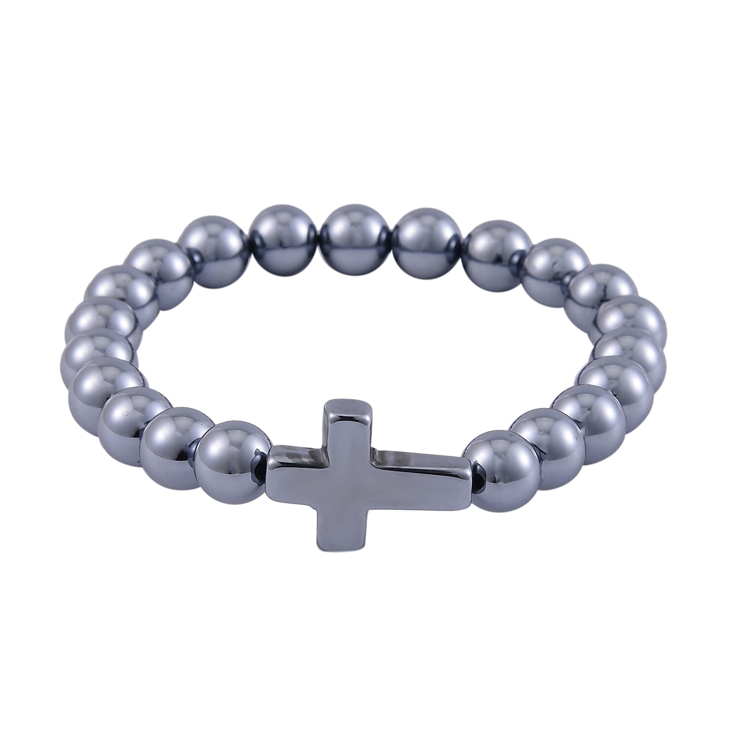Terahertz Cross Stretch Bracelet 77.50 ctw