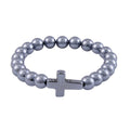 Terahertz Cross Stretch Bracelet 77.50 ctw - Sticky add to cart bar