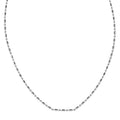 Sterling Silver Beaded and Barrel Link Chain 18 Inches 1.82 Grams - Sticky add to cart bar