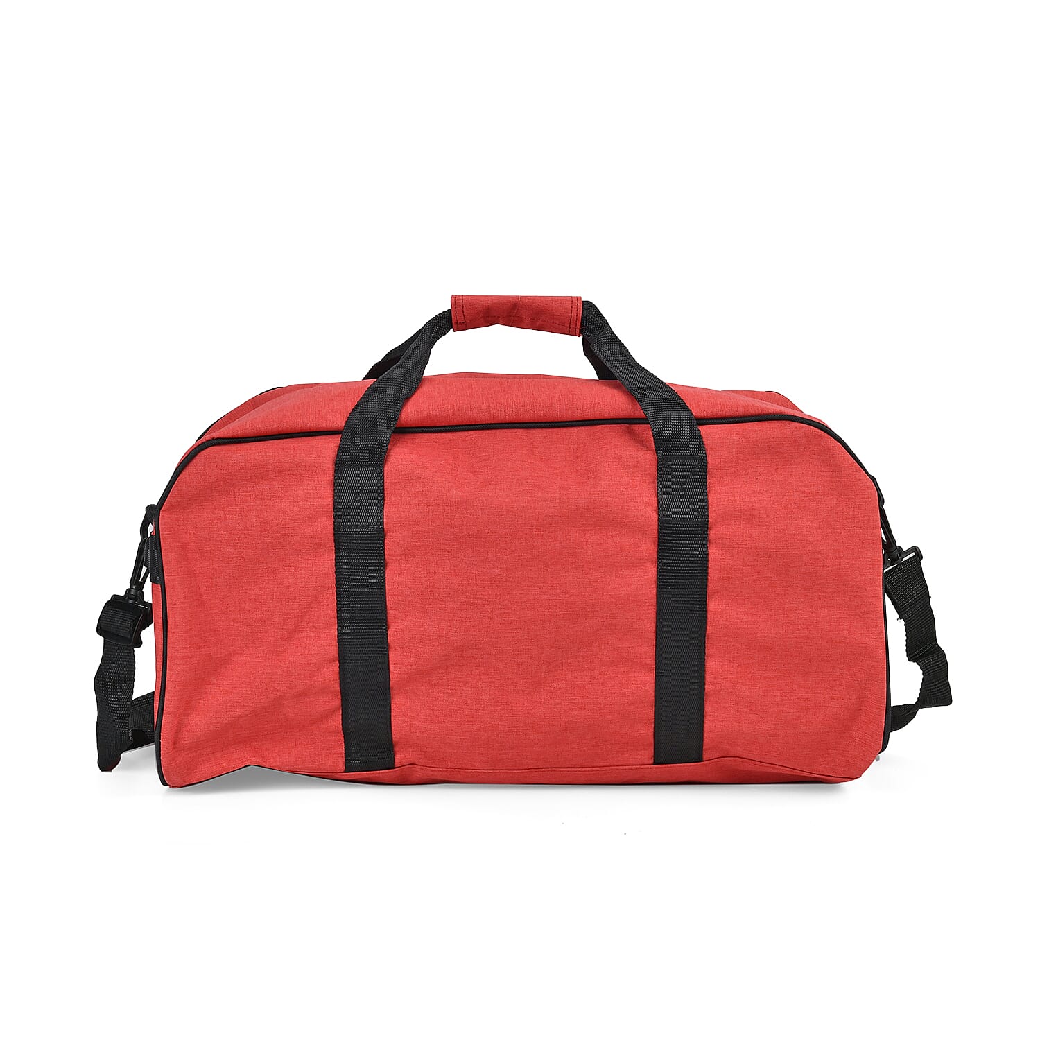 Red Weatherproof Travel Bag (20.9"x10.6"x9.8") with Handle Drop and Detachable Shoulder Strap