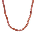 One Time Only Yellow Tigers Eye Necklace (18-20 Inches) in Goldtone 204.00 ctw - Sticky add to cart bar