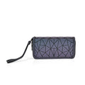 Gradient Color Geometric Faux Leather Reflective Wallet (7.48"x3.93"x1.57") - Sticky add to cart bar