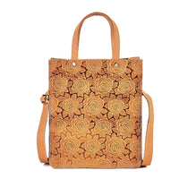Italy Retor Noble Collection Yellow Color Genuine Leather Crossbody Bag (10.8"x3.9"x12.6") With Handle Drop and Shoulder Strap