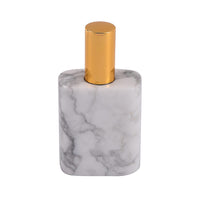 White Howlite Gemstone Perfume Bottle with Cleaning Brush