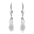 Designer Premium Austrian Crystal Lever Back Earrings in Sterling Silver - Sticky add to cart bar