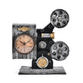 Vintage Movie Projector Pattern Resin Clock (AA Battery Not Included) - Sticky add to cart bar