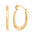 14K Yellow Gold Hoop Earrings 0.45 Grams - Sticky add to cart bar