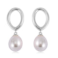 Shell Pearl Drop Earrings in terling Silver - Sticky add to cart bar