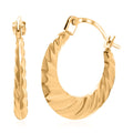 Hoop Earrings in14K Yellow Gold 0.50 Grams - Sticky add to cart bar