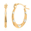 14K Yellow Gold Hoop Earrings 0.37 Grams - Sticky add to cart bar