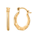 14K Yellow Gold Hoop Earrings 0.38 Grams - Sticky add to cart bar