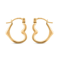 14K Yellow Gold Hoop Earrings 0.32 Grams