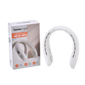 White Portable Bladeless Neck Fan with Display Screen and 3 Speed Mode (4000 mAh) - Sticky add to cart bar