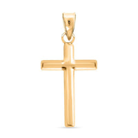 14K Yellow Gold Cross Pendant (0.33g)
