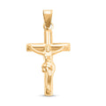 14K Yellow Gold Crucifix Pendant without Chain 0.41 Grams - Sticky add to cart bar
