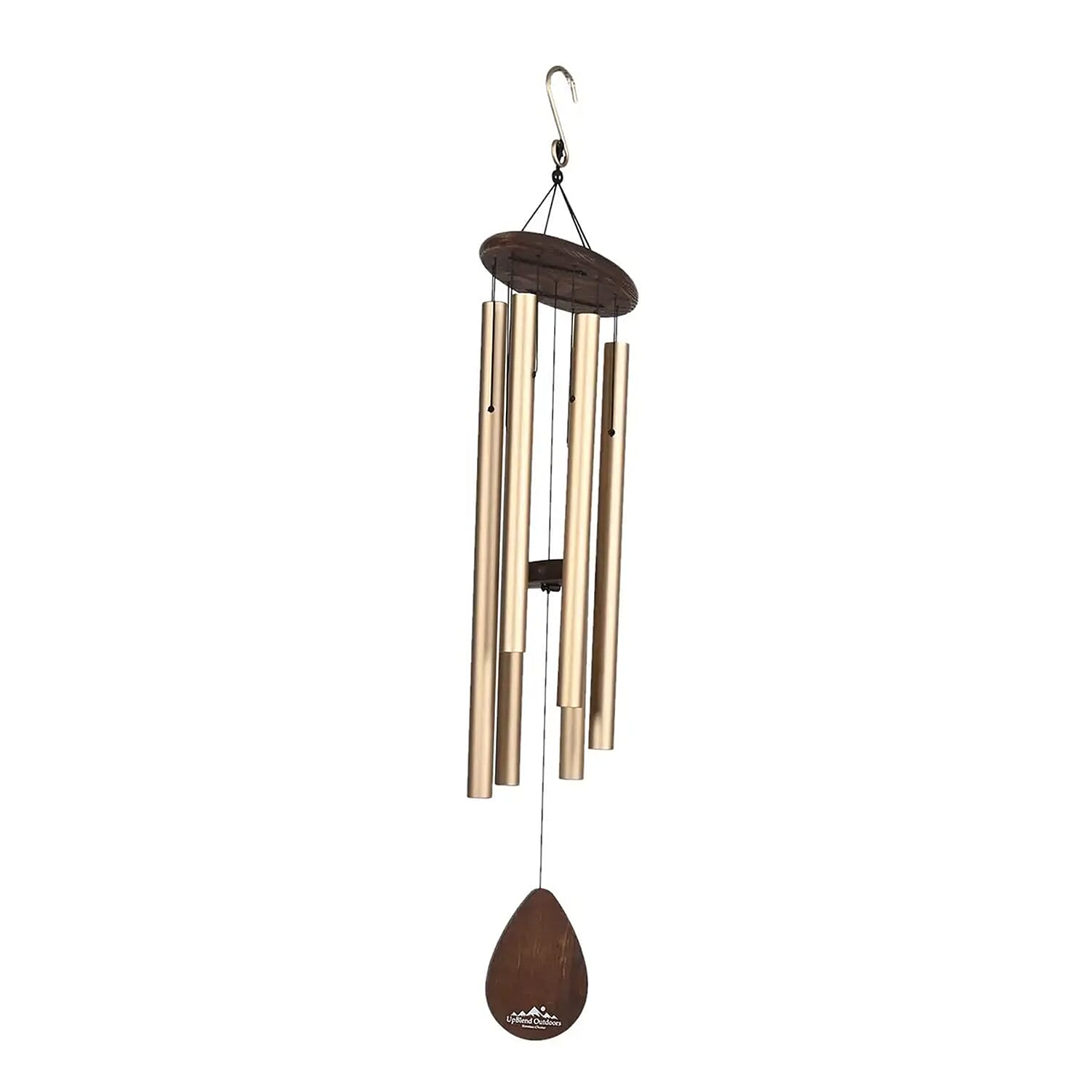 B&G Sales Metal Wind Chime in Silvertone 23"