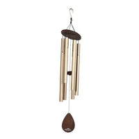 B&G Sales Metal Wind Chime in Silvertone 23"